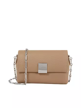 CALVIN KLEIN | Sac - Mini Sac CK PLAQUE | camel